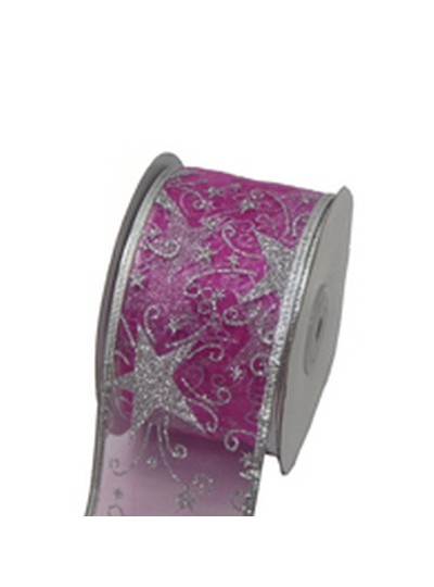 펄낚시오간디리본6.5cm(핑크)