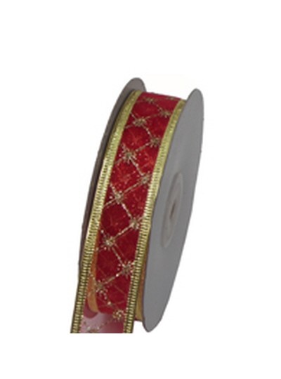 펄낚시오간디리본2.5cm(빨강)