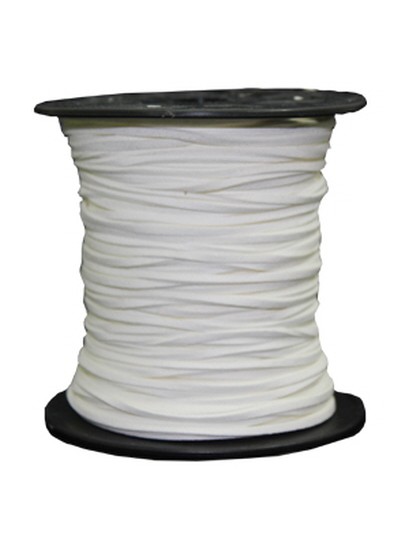 가죽끈리본(화이트)100yd