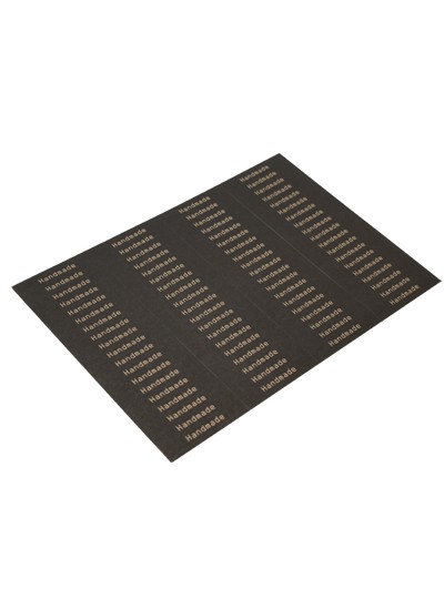 스티커(핸드메이드)블랙,자연색