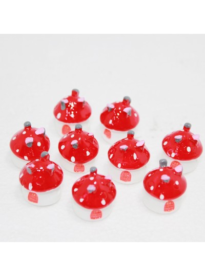 장식버섯집(9개)1.5cm*1.5cm스티커부착