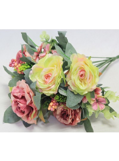 장미열매믹스부쉬조화(버건디)11줄기