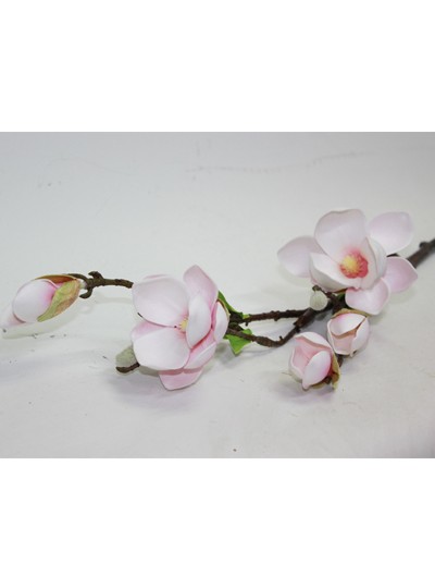 목련조화(핑크)총길이:87cm,꽃크기8cm