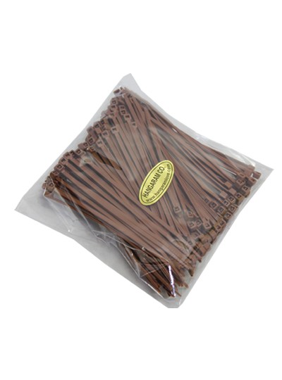 케이블타이小(밤색)10cm