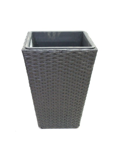 라탄바구니中(블랙)