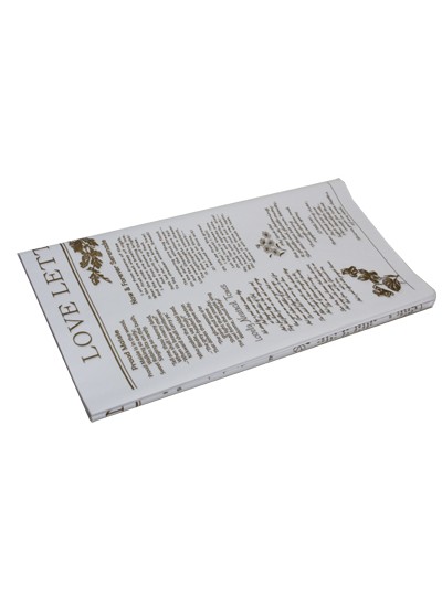 러브레터색화지 포장지(브라운)100장