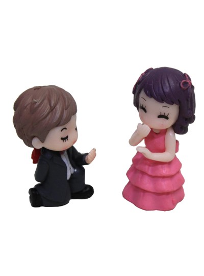 장식소품프로포즈인형(2.5cm*5.5cm)2개