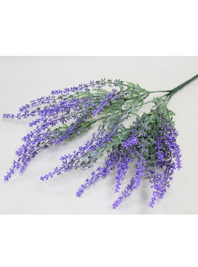 라벤다부쉬조화(보라)7줄기(총길이:37cm)