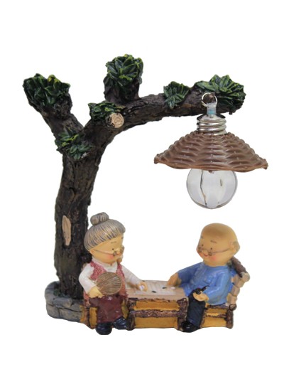 장식품(노부부바둑)