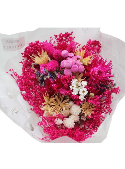 드라이플라워믹스다발(HT핑크)