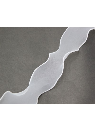 모노실루엣리본4cm(화이트)5yd