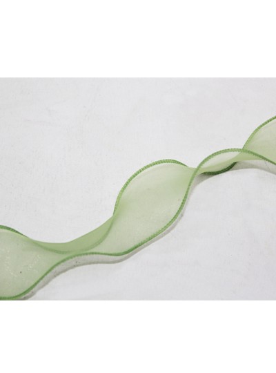 모노실루엣리본4cm(카키)5yd