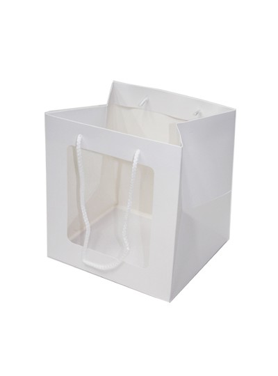 창쇼핑백정사각(백색)10개