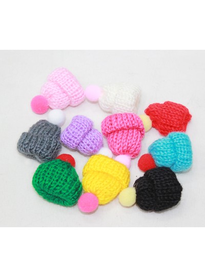 털모자(10개)3cm*4.5cm