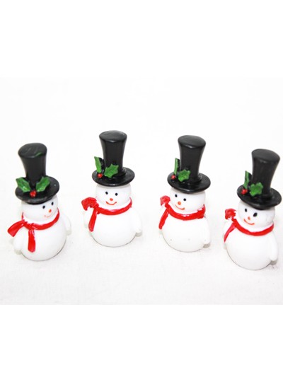 장식품눈사람(4개)3cm*4.5cm
