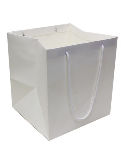 종이쇼핑백정사각특大(화이트)10개