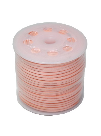 가죽끈리본(파스텔살구)100yd