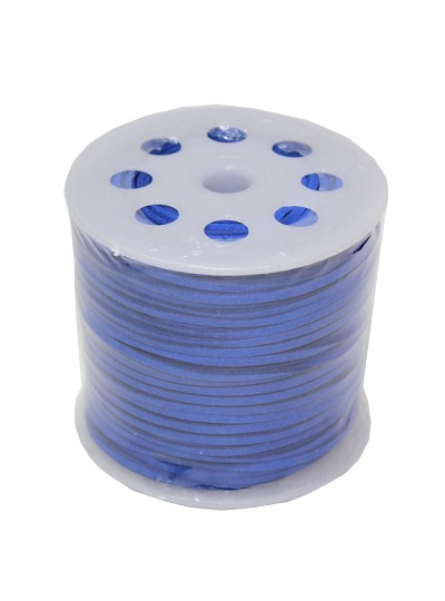 가죽끈리본(진파랑)100yd