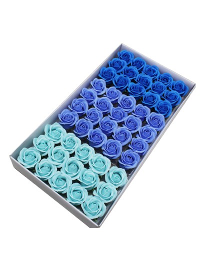 비누장미혼합엘레강스후레쉬(블루계열)50개