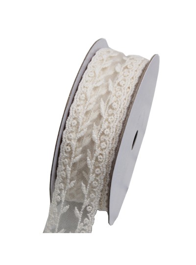 꾸리레이스3cm(아이보리)35yd