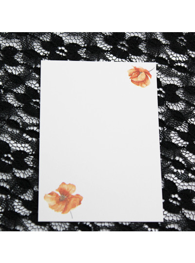 이지픽K카드 오렌지꽃(22장)6cm*8.5cm