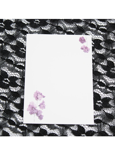 이지픽K카드 보라꽃(22장)6cm*8.5cm