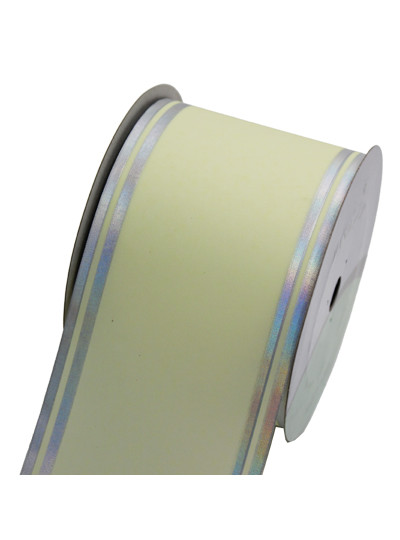 컴)반사공단리본무광9cm(아이보리)40yd