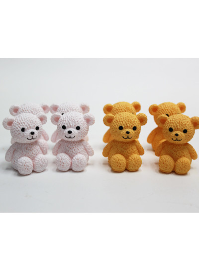 장식품 베어(대)4개(3cm*4cm)