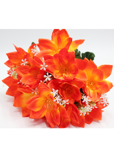 으아리부쉬조화(오렌지)12줄기