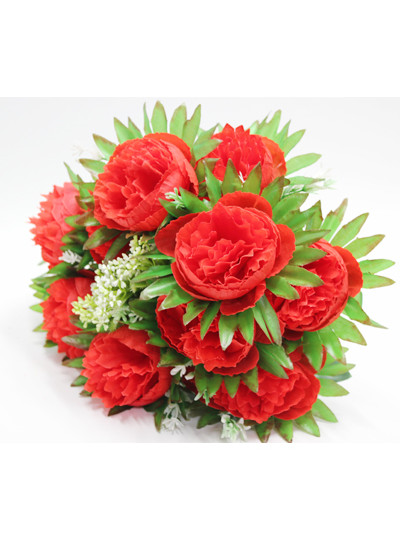 뉴목단부쉬조화(레드)12줄기