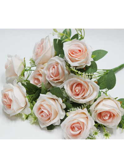 모던로즈부쉬조화(피치)10줄기