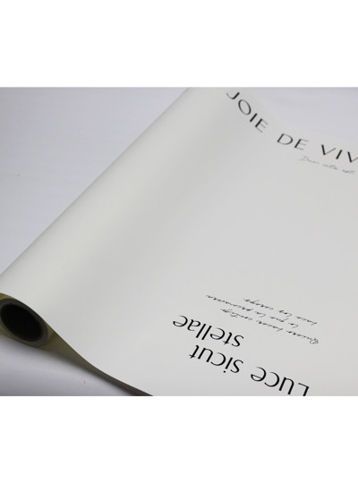 피오레레터링 무광포장지80g(아이보리)10M