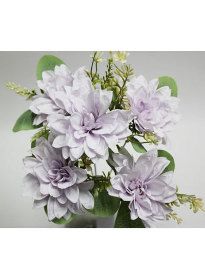 파스텔다알리아부쉬 조화(5줄기)라벤다