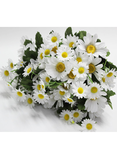 부케데이지 조화(화이트)36줄기
