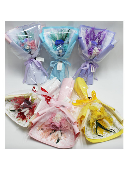 프리져브드장미꽃다발(6개)