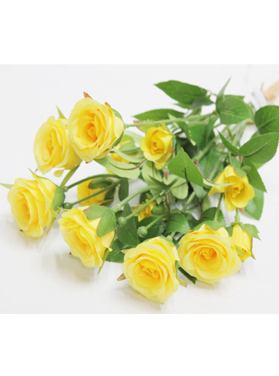 라비니로즈번들 조화(옐로우)