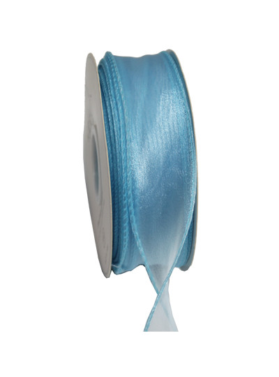 실루엣오간디 리본4cm(하늘)50yd