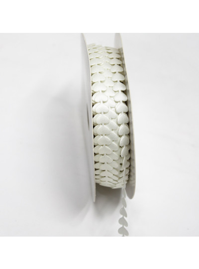 직선하트리본 0.8cm(백아이보리)20yd