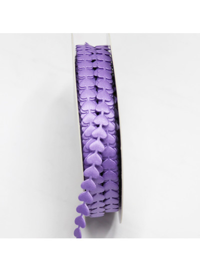 직선하트리본 0.8cm(보라)20yd