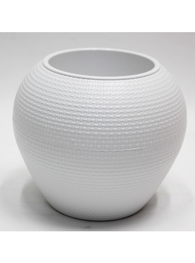 달항아리10포트(플라스틱)화이트