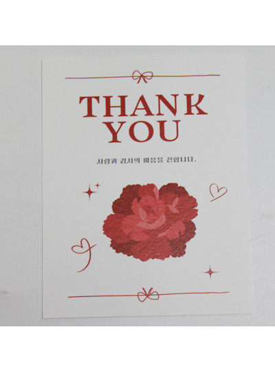 카드(thank 카네이션 30장)