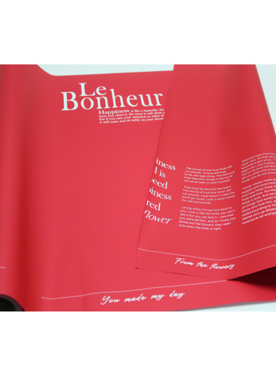 피오레보네르 무광포장지80g(레드)10M